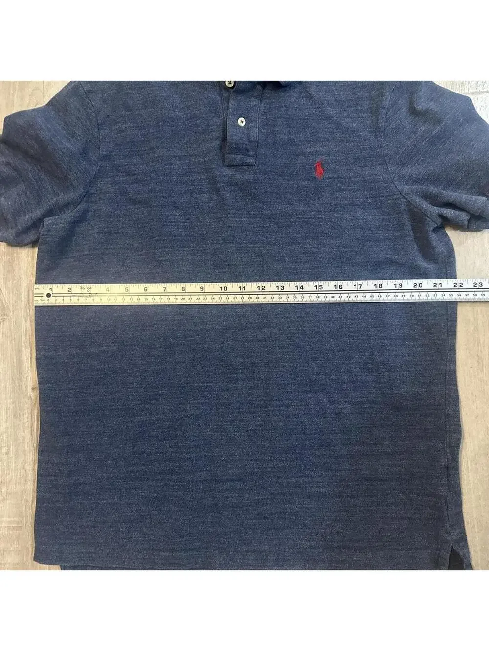 Polo Ralph Lauren Men's Navy and Blue Polo-shirt